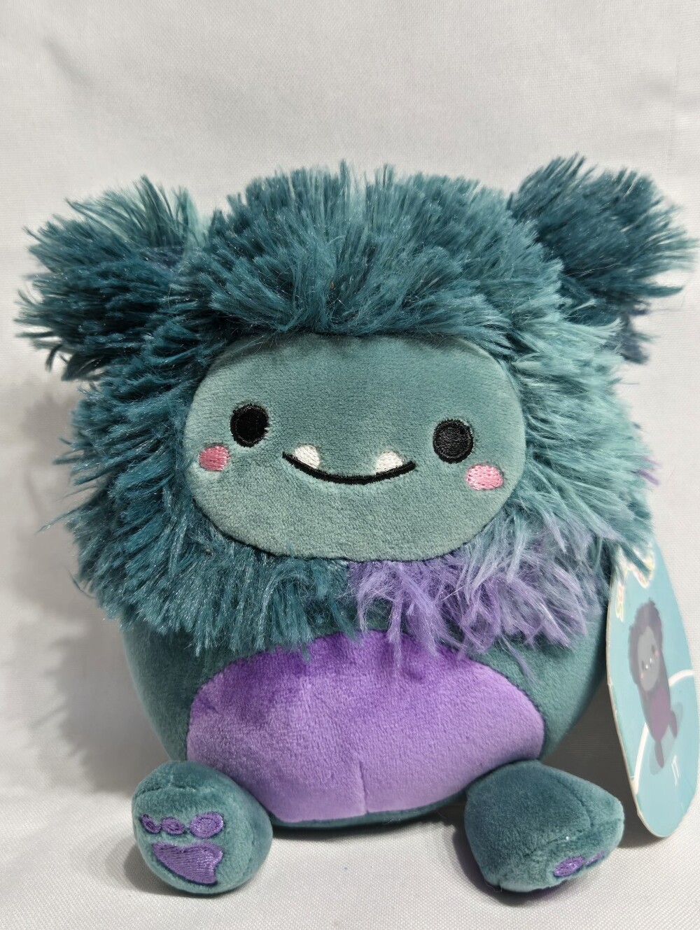 5" Squishmallows JT Bigfoot Plush Yeti Stuffed Animal Like New!